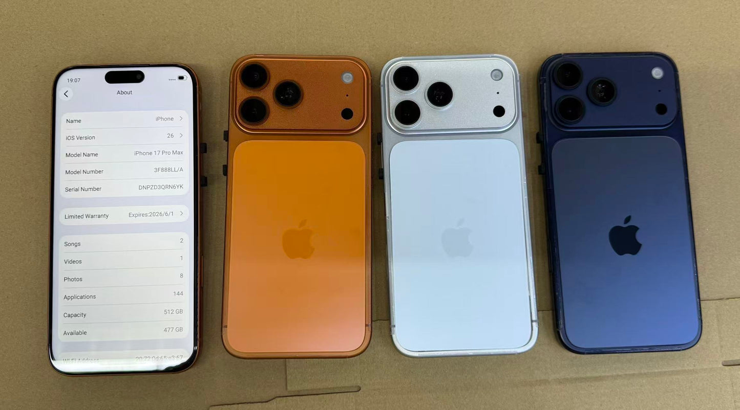 Iphone 17 Pro Max - Vendor